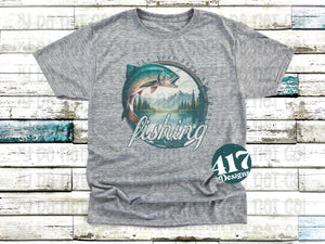 The best days are spent Fishing mens tee