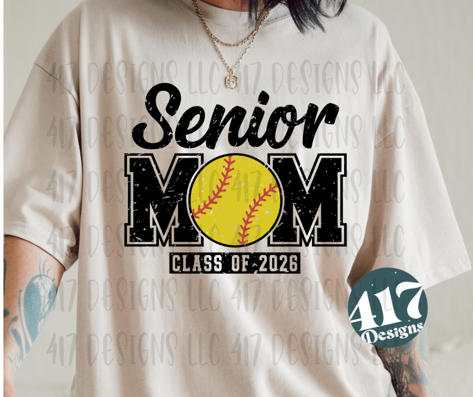 Senior Softball Mom Class of 2026