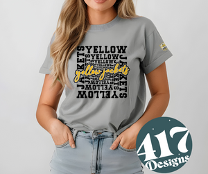 Yellowjackets LHS Soccer Fundraiser unisex tee