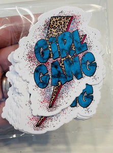 Girl Gang vinyl sticker