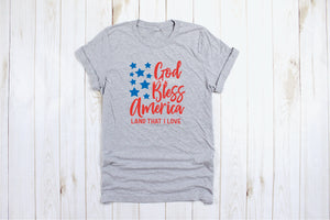 God Bless America tee or tank