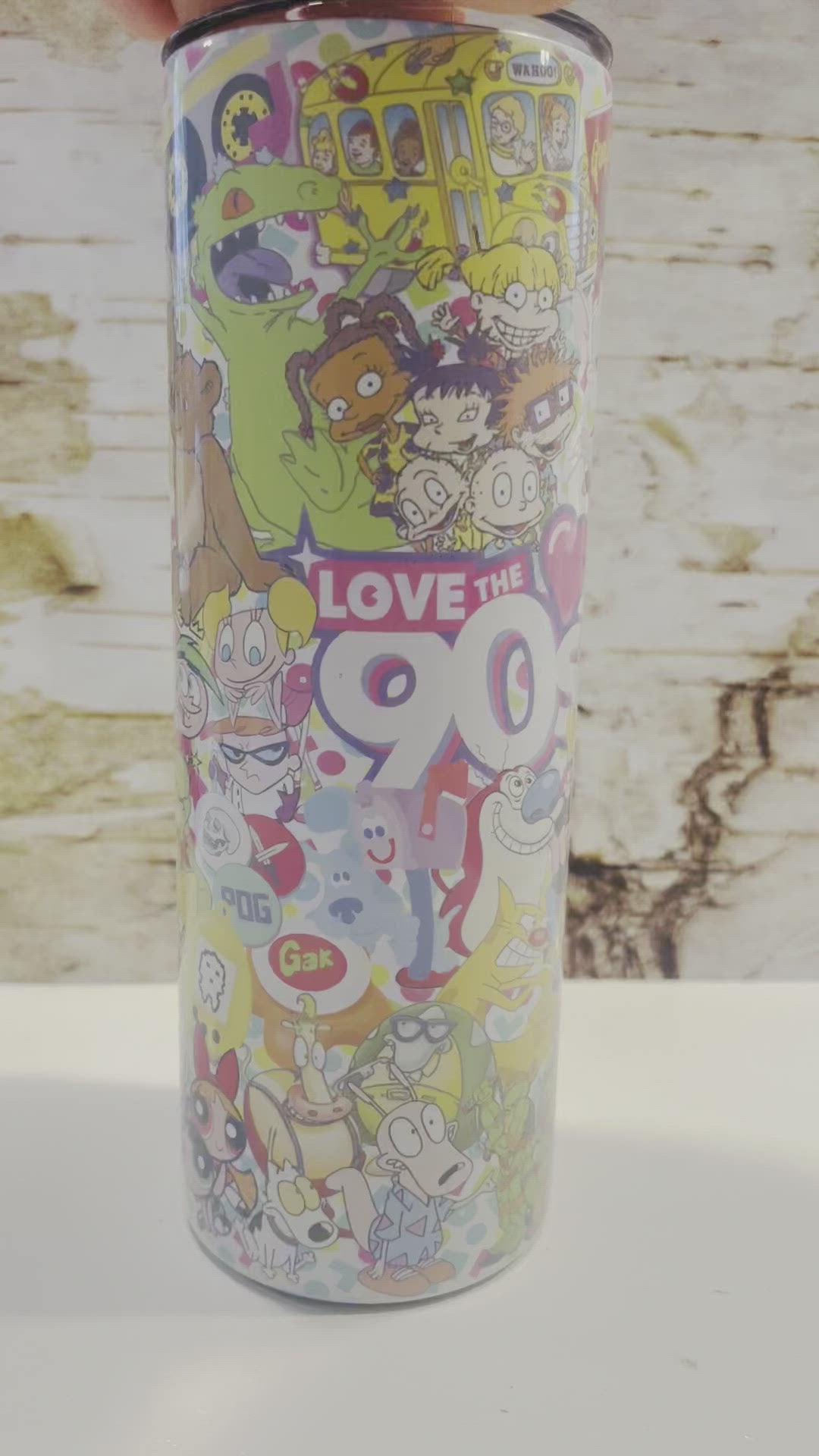 The 90s 20oz Skinny Tumbler