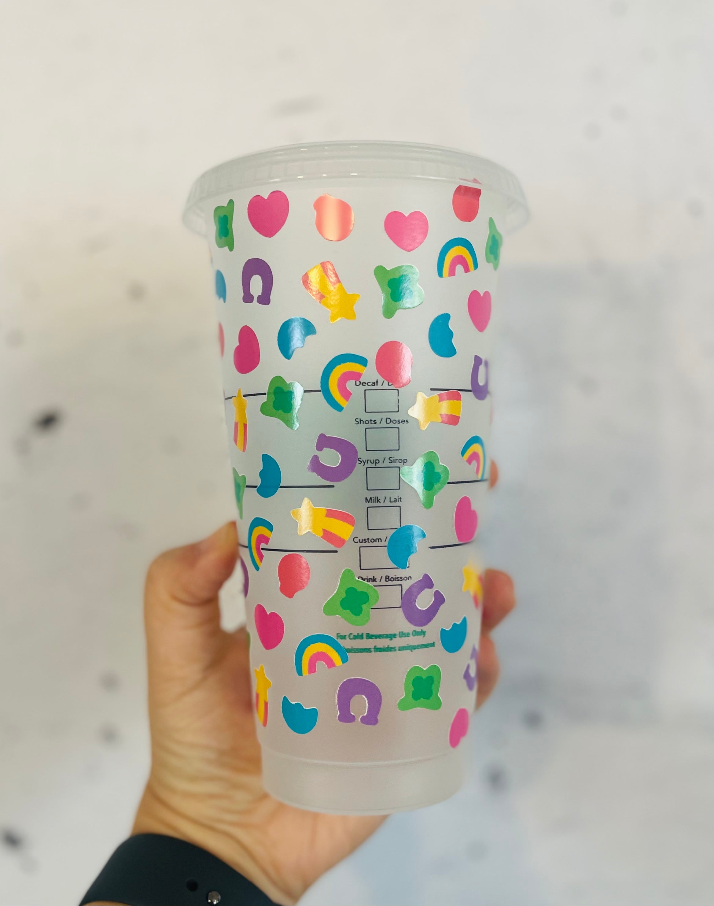 Feeling Lucky Charms Starbucks cup reusable cup