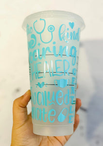 Nurse words Starbucks cup reusable cup