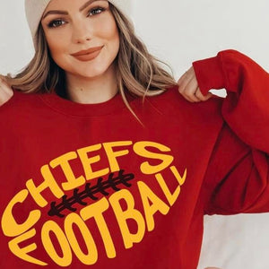 Chiefs Football unisex crewneck Sweatshirt Gildan