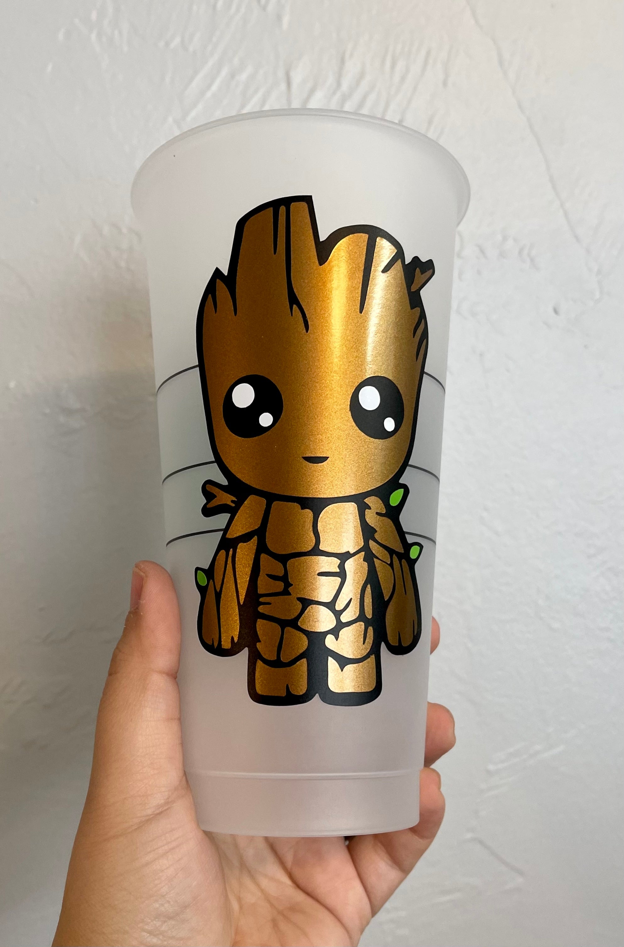 I am Groot Starbucks cup reusable cup