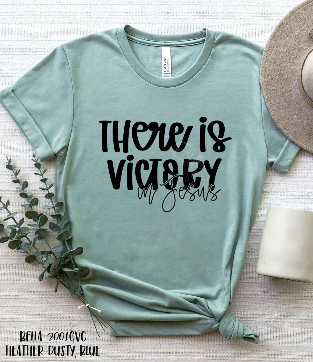 There is Victory in Jesus unisex tee