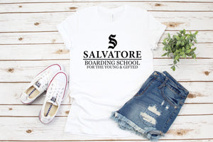 Salvatore Boarding School Vampire Diaries unisex tee