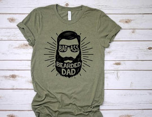 Badass Bearded Dad tee