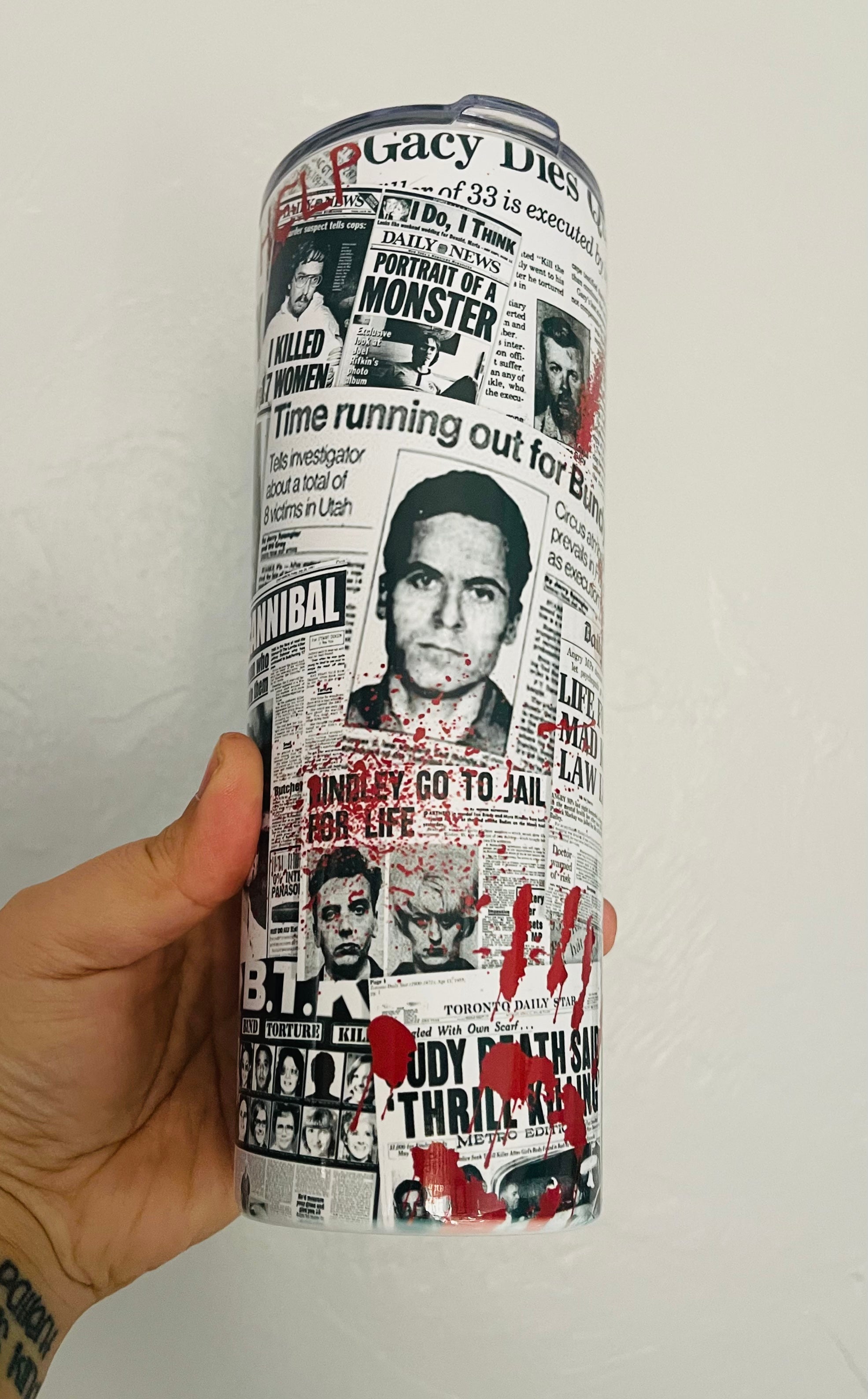 Serial Killer 20oz Skinny Tumbler