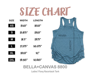 You can have results or you can have excuses womens flowy racerback tank