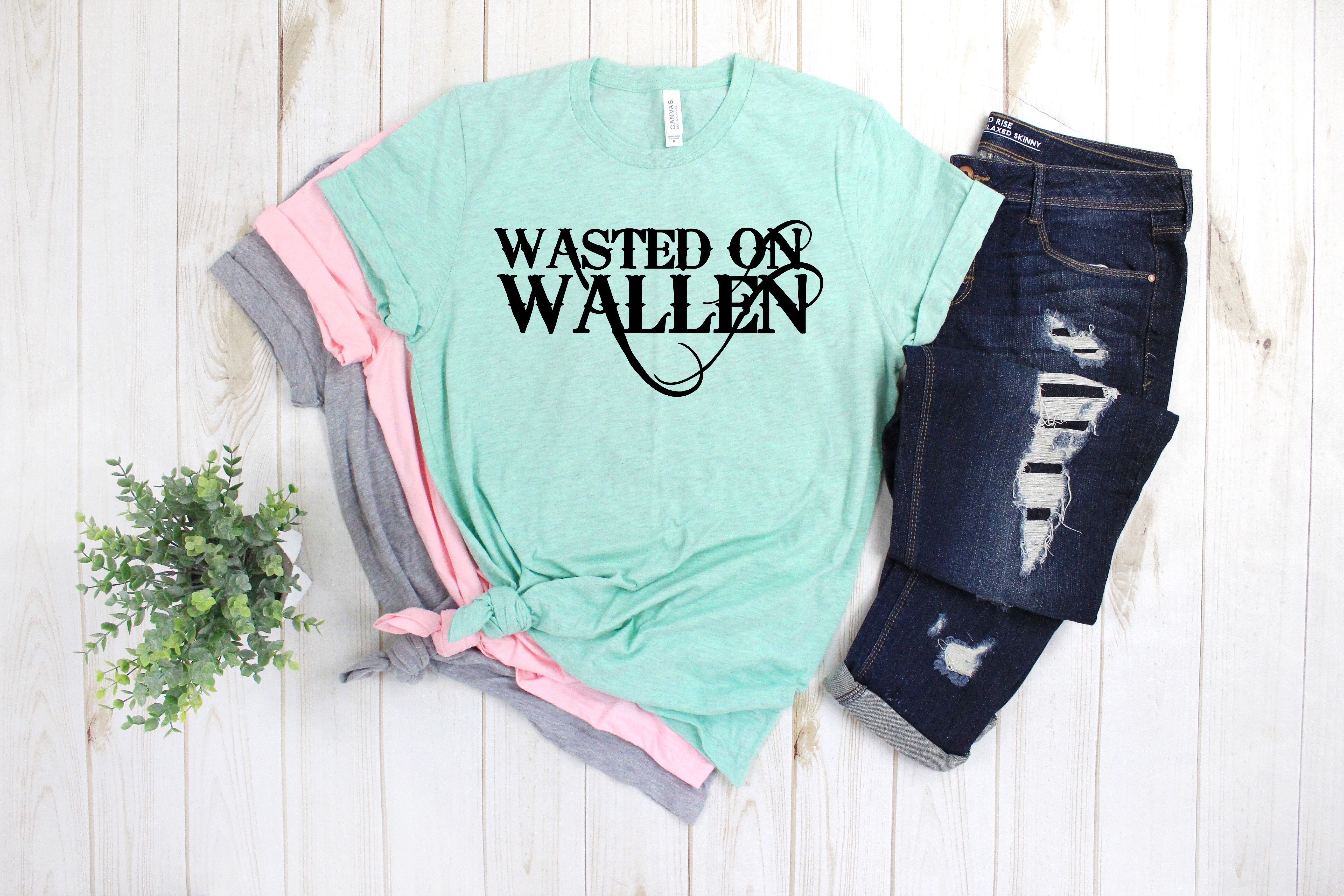 Wasted on Wallen unisex tee