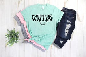 Wasted on Wallen unisex tee