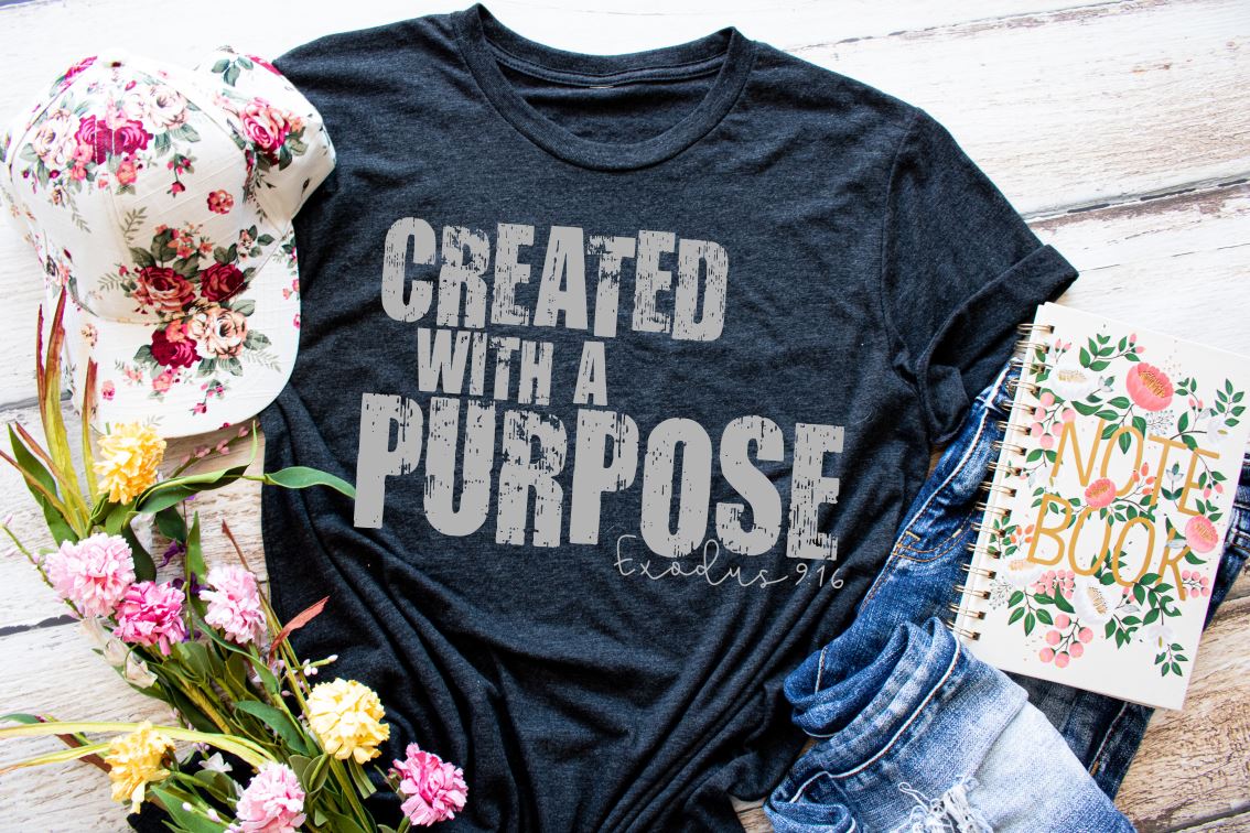 Created with a Purpose unisex tee