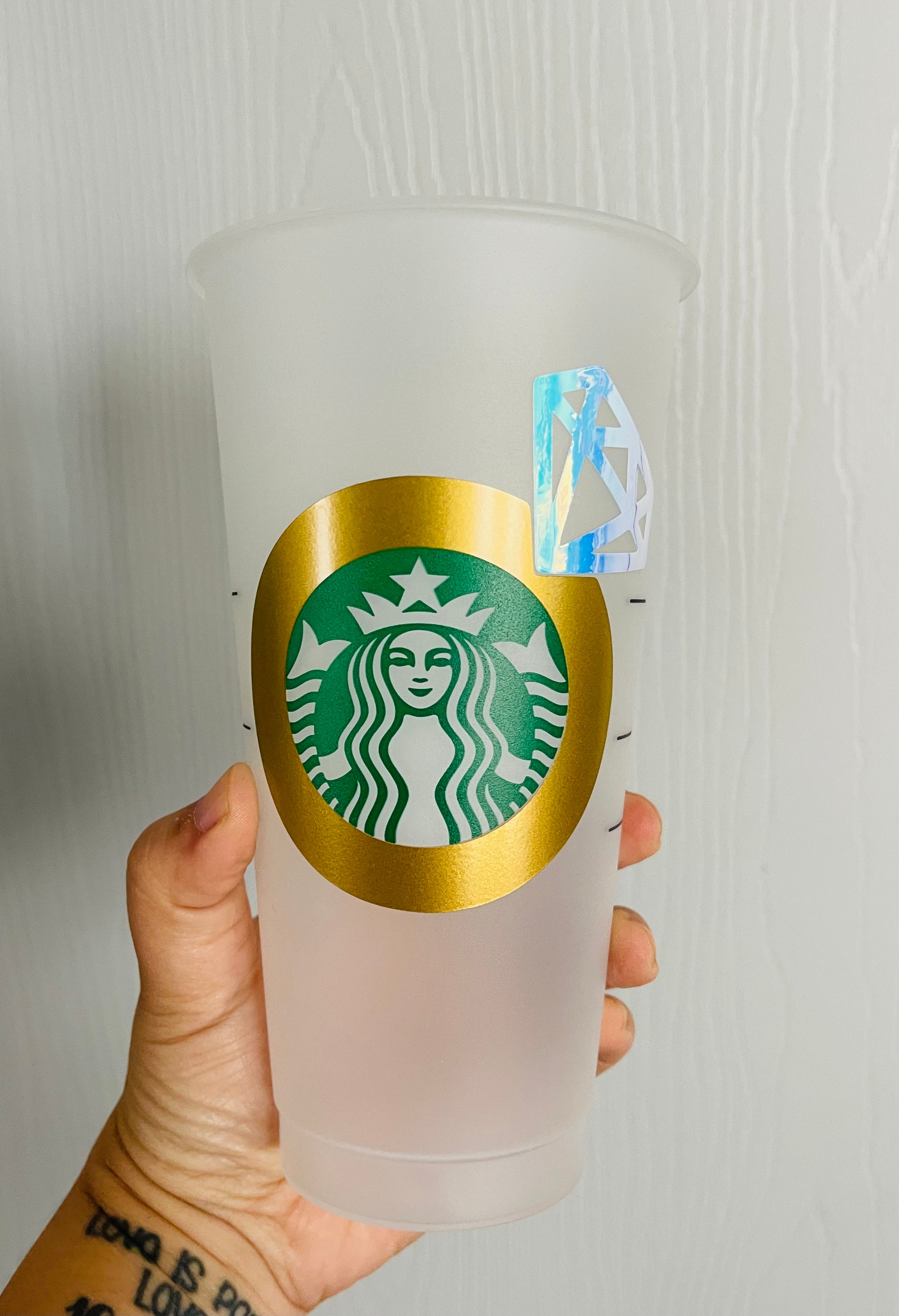 Engagement Ring Fiancé Starbucks cup reusable cup