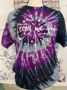 Come We Fly Glow in the Dark Tie dye unisex tee