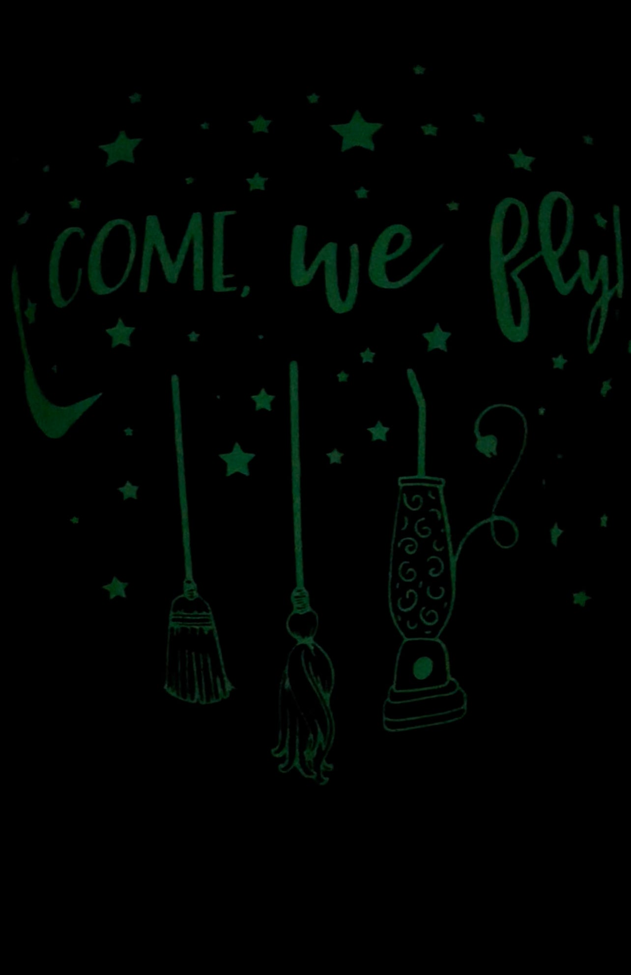 Come We Fly Glow in the Dark Tie dye unisex tee