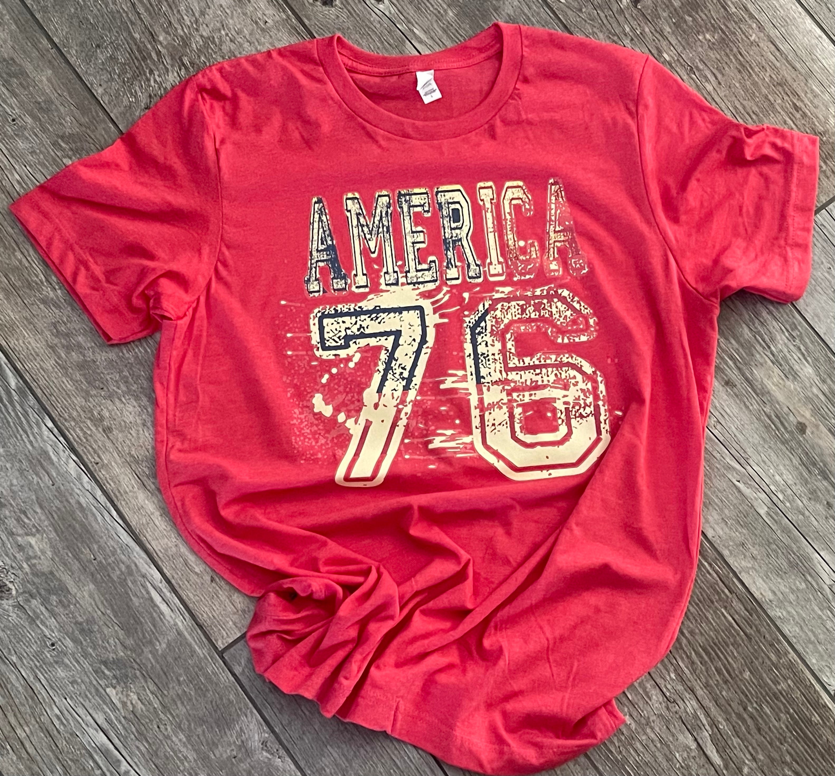 America 76 unisex tee