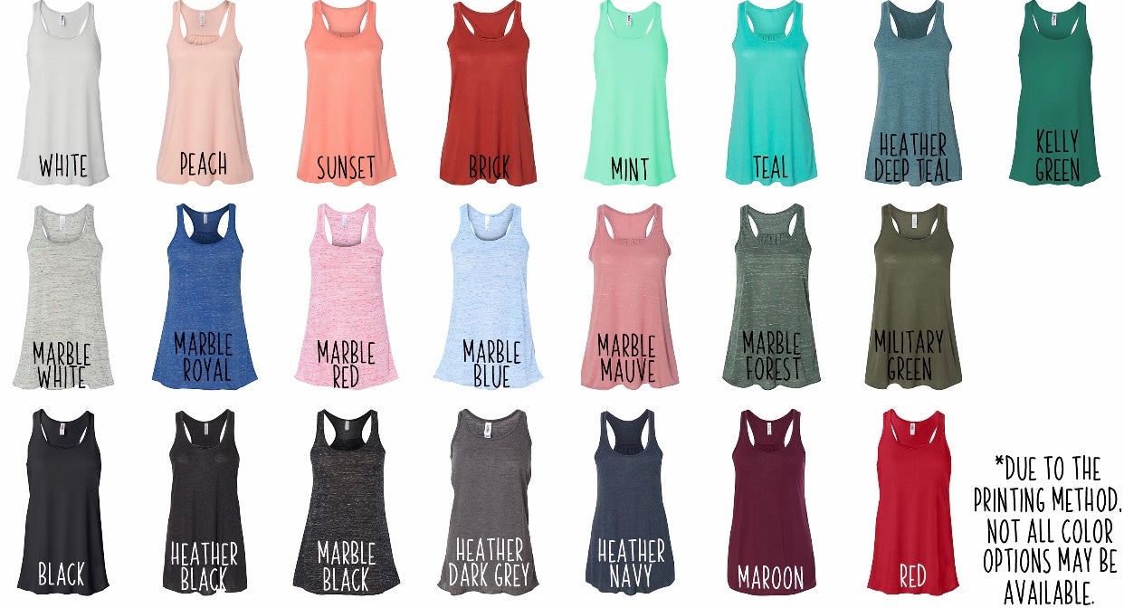 Lake babe women's flowy racerback tank