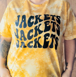 Jackets Retro unisex tie dye tee