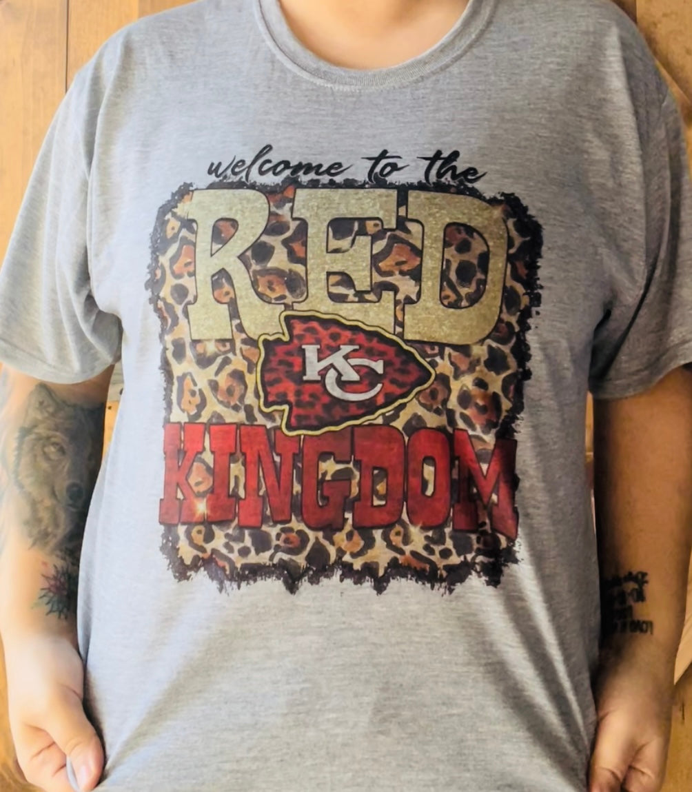 Welcome to the Red Kingdom KC Chiefs unisex tee