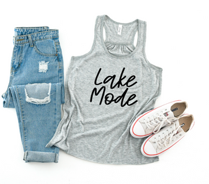 Lake Mode womens flowy racerback tank