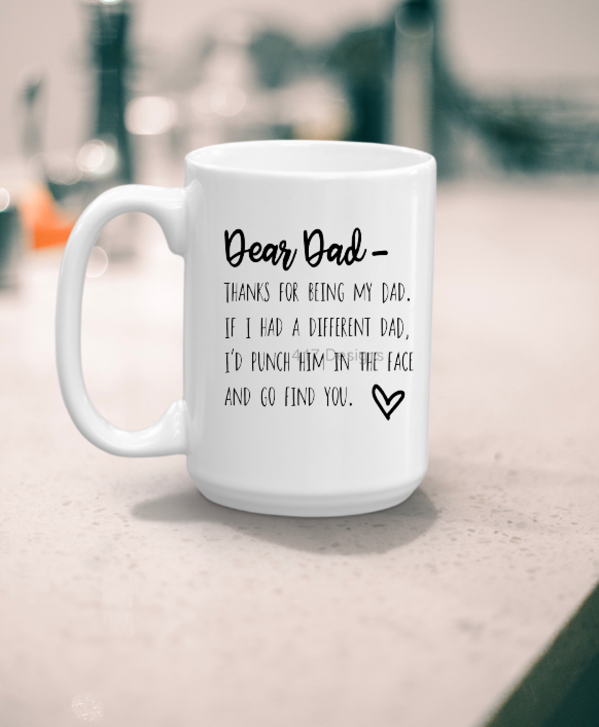 Dear Dad coffee mug