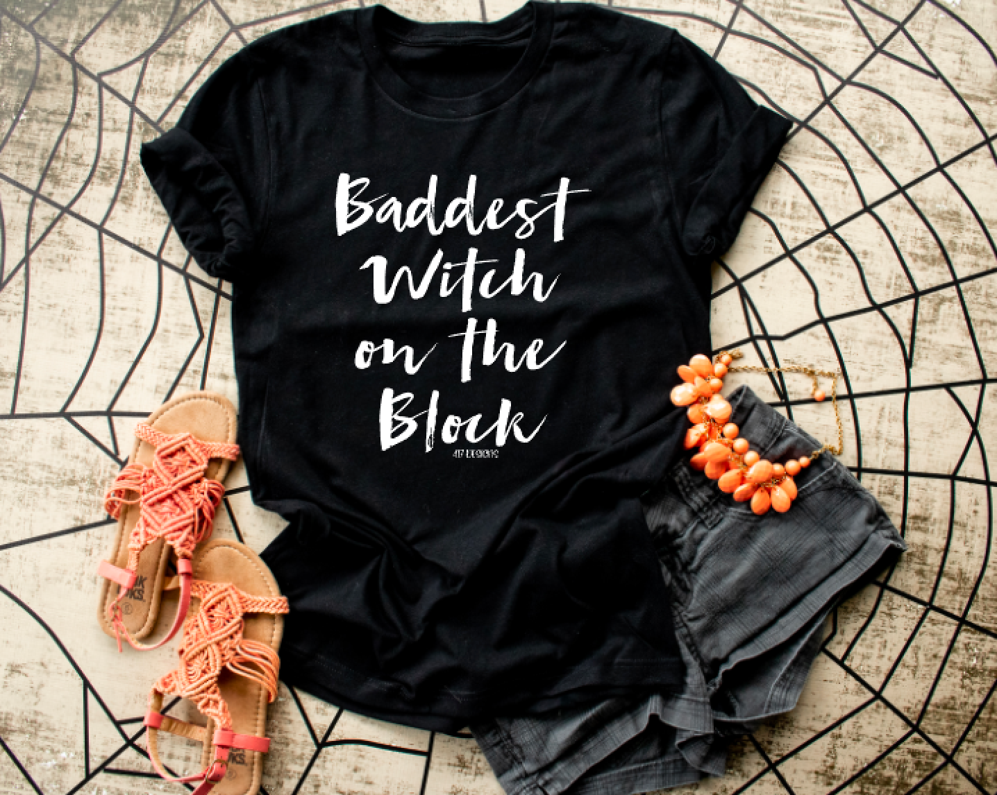 Baddest Witch on the Block unisex tee