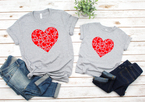 Heart of hearts unisex adult and youth tee