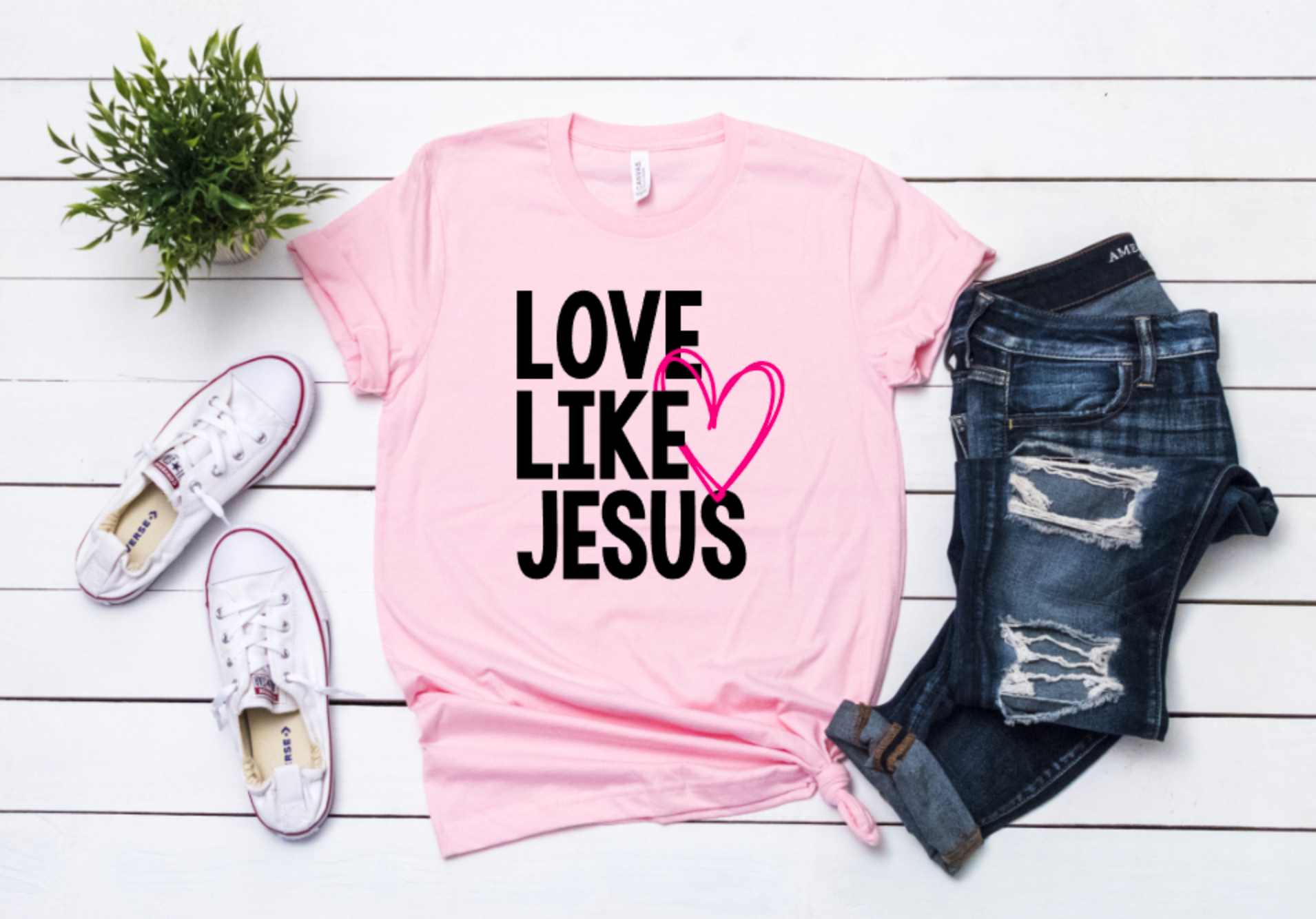 Love Like Jesus unisex tee