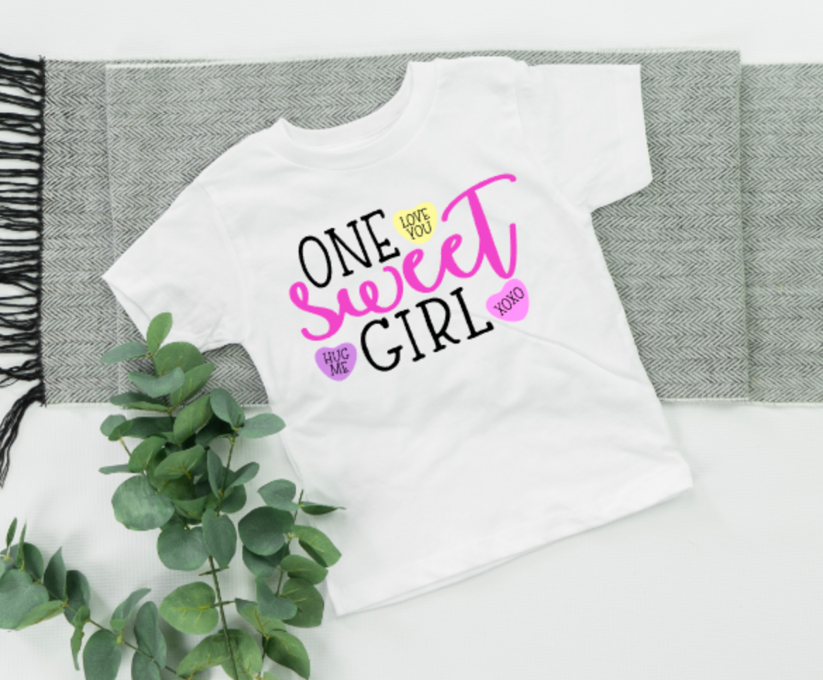 One Sweet Girl youth and toddler tee