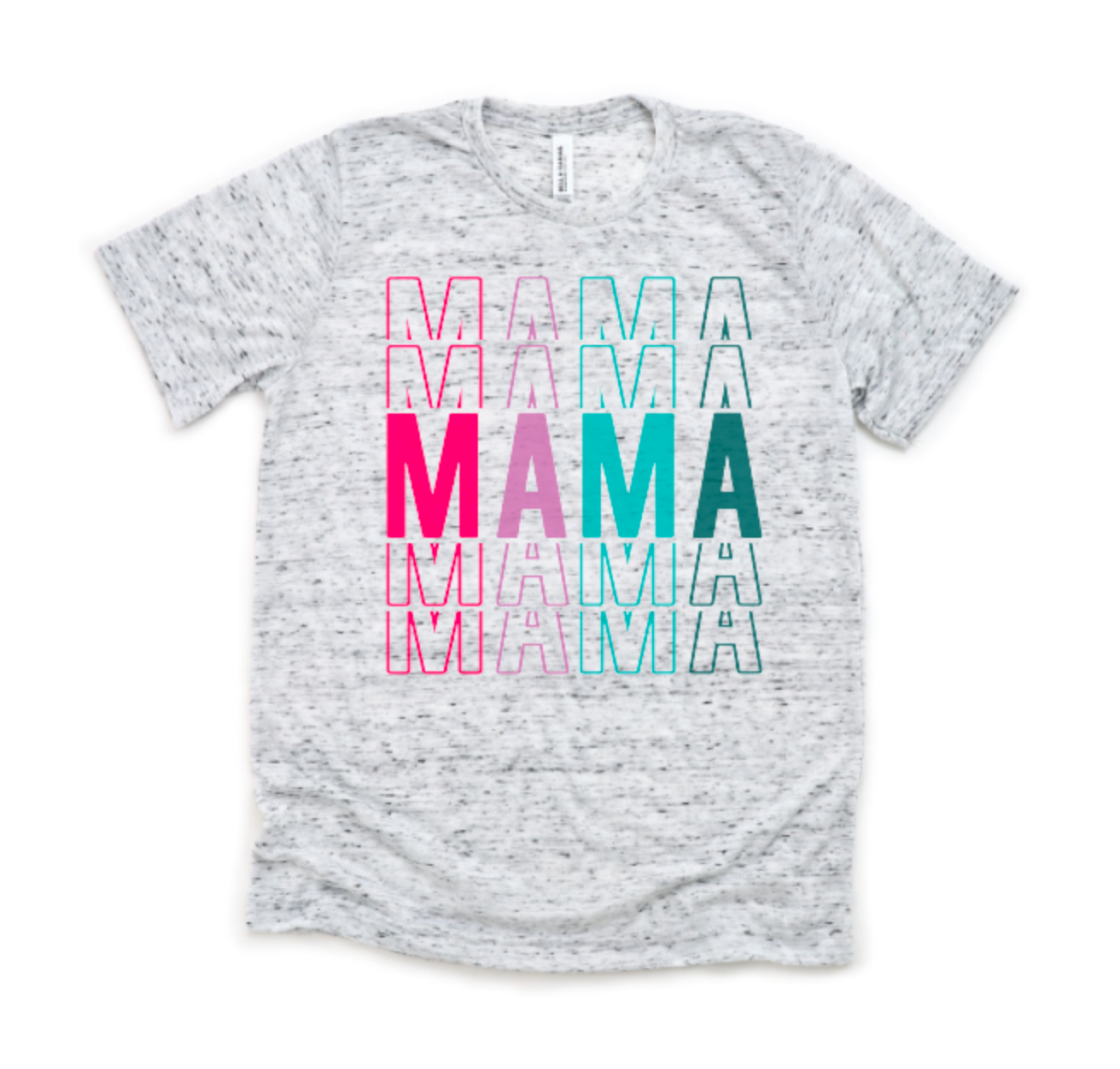 Bright Mama Repeat unisex tee