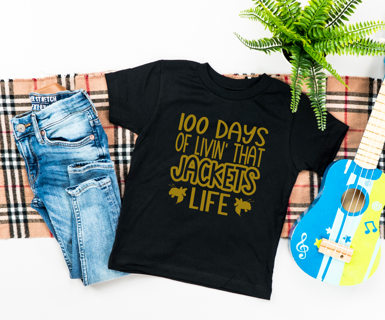 100 days of livin that Jackets life YOUTH tee