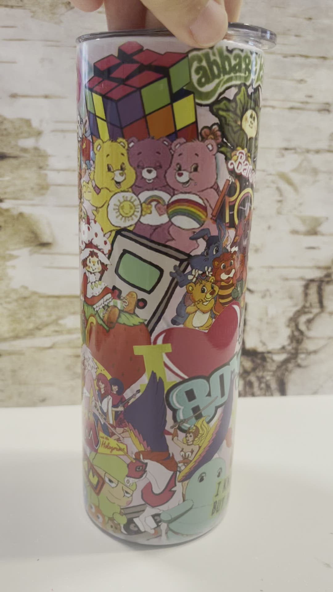 The 80s 20oz Skinny Tumbler