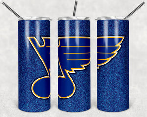 St Louis Blues 20oz Skinny Tumbler