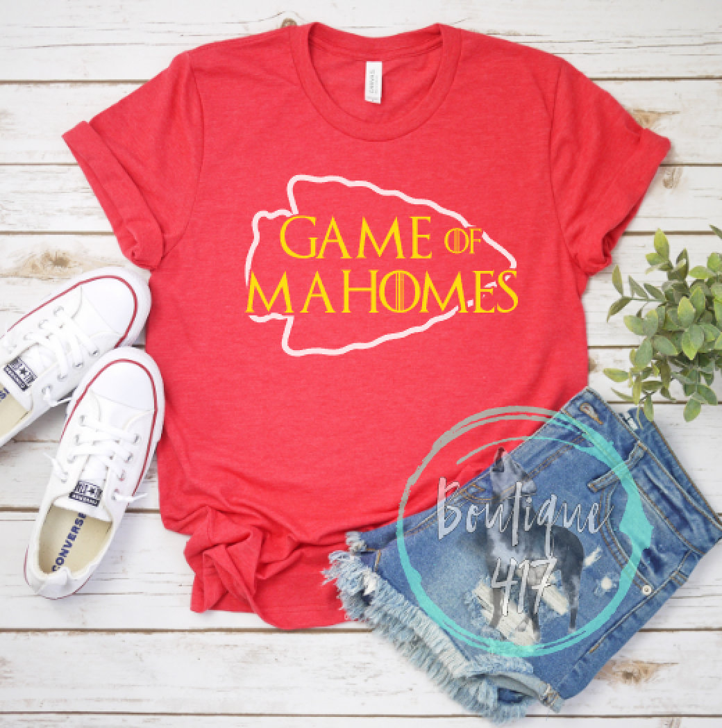 Game of Mahomes KC Chiefs tee unisex bella canvas