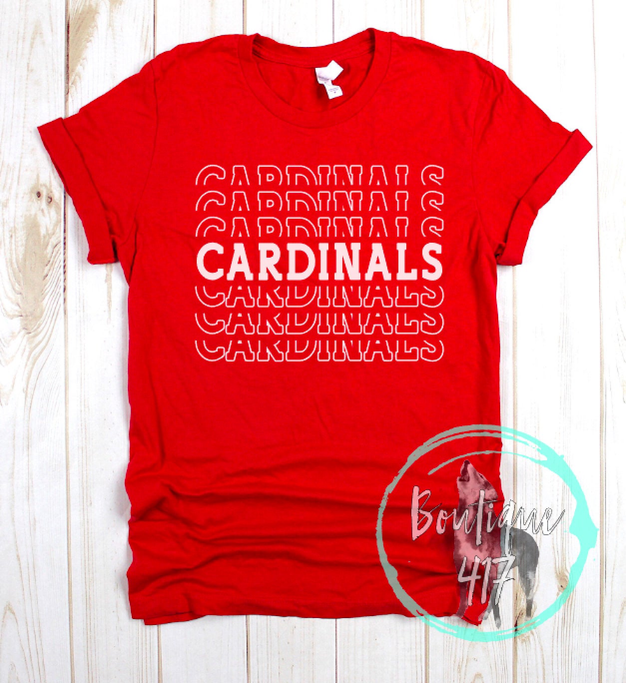 Cardinals repeat unisex tee