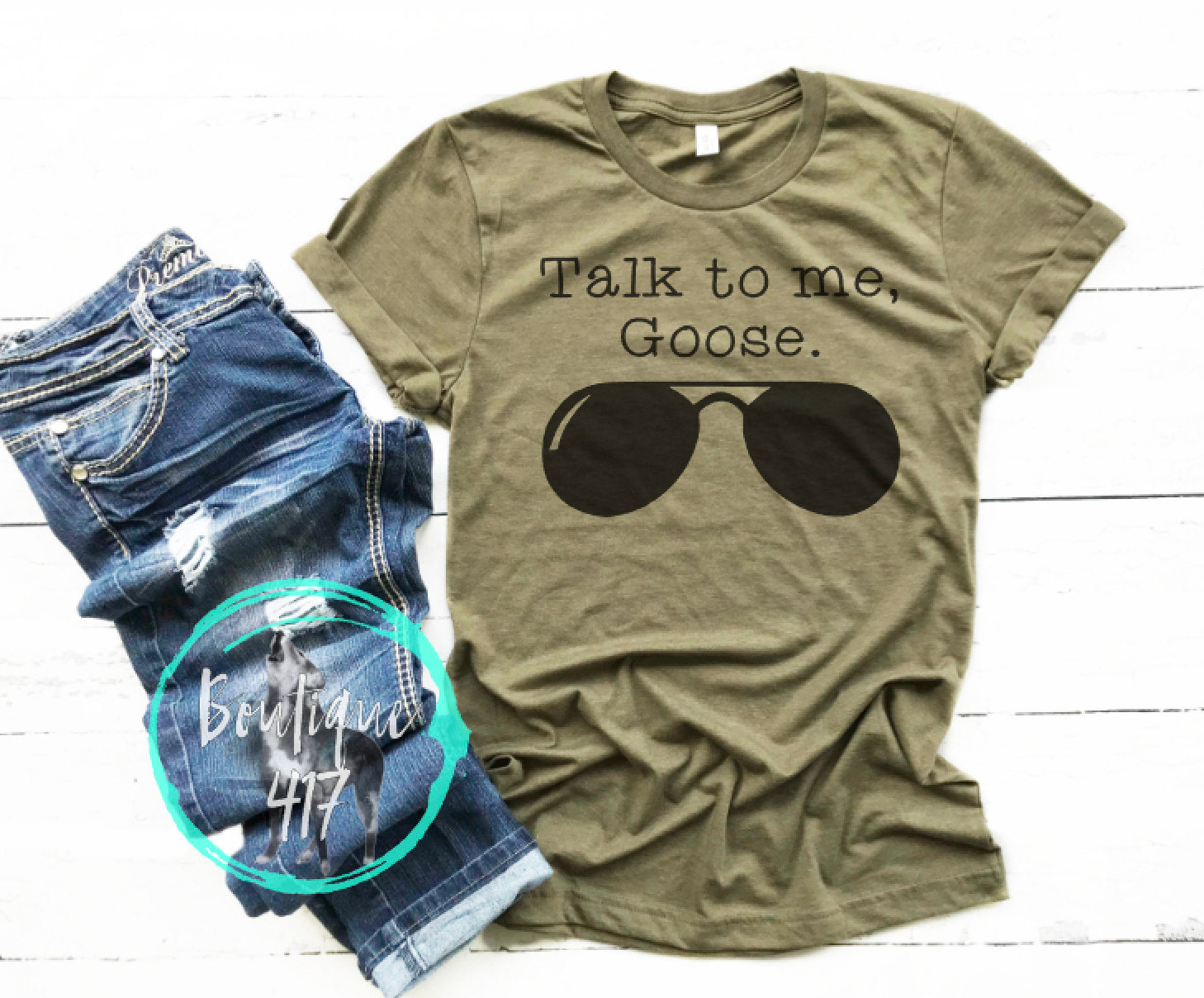 Talk to Me Goose unisex Bella canvas tee