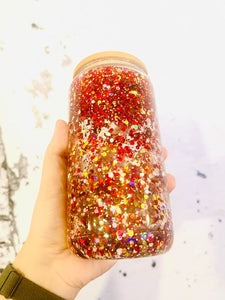 Arrowhead glitter snow globe tumbler