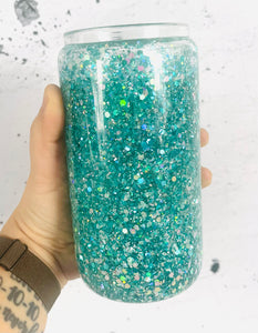 The Gulf glitter snow globe tumbler