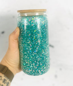 The Gulf glitter snow globe tumbler