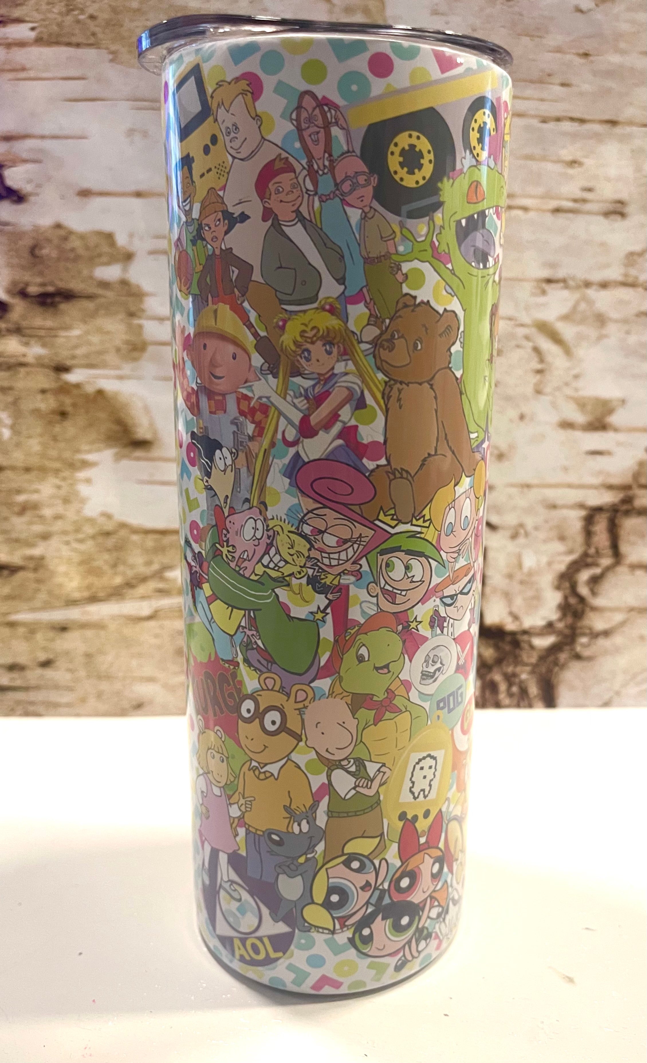 The 90s 20oz Skinny Tumbler