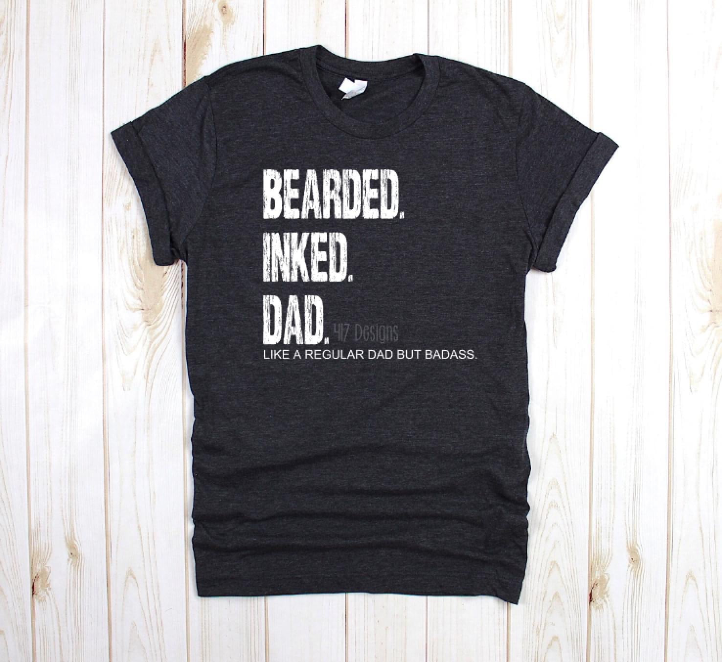 Bearded Inked Dad tee