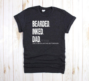 Bearded Inked Dad tee